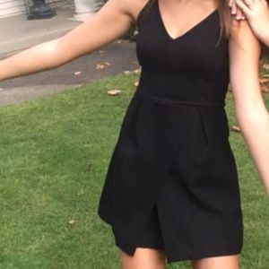 GB Gianni Bini Spaghetti Strap Black Dress